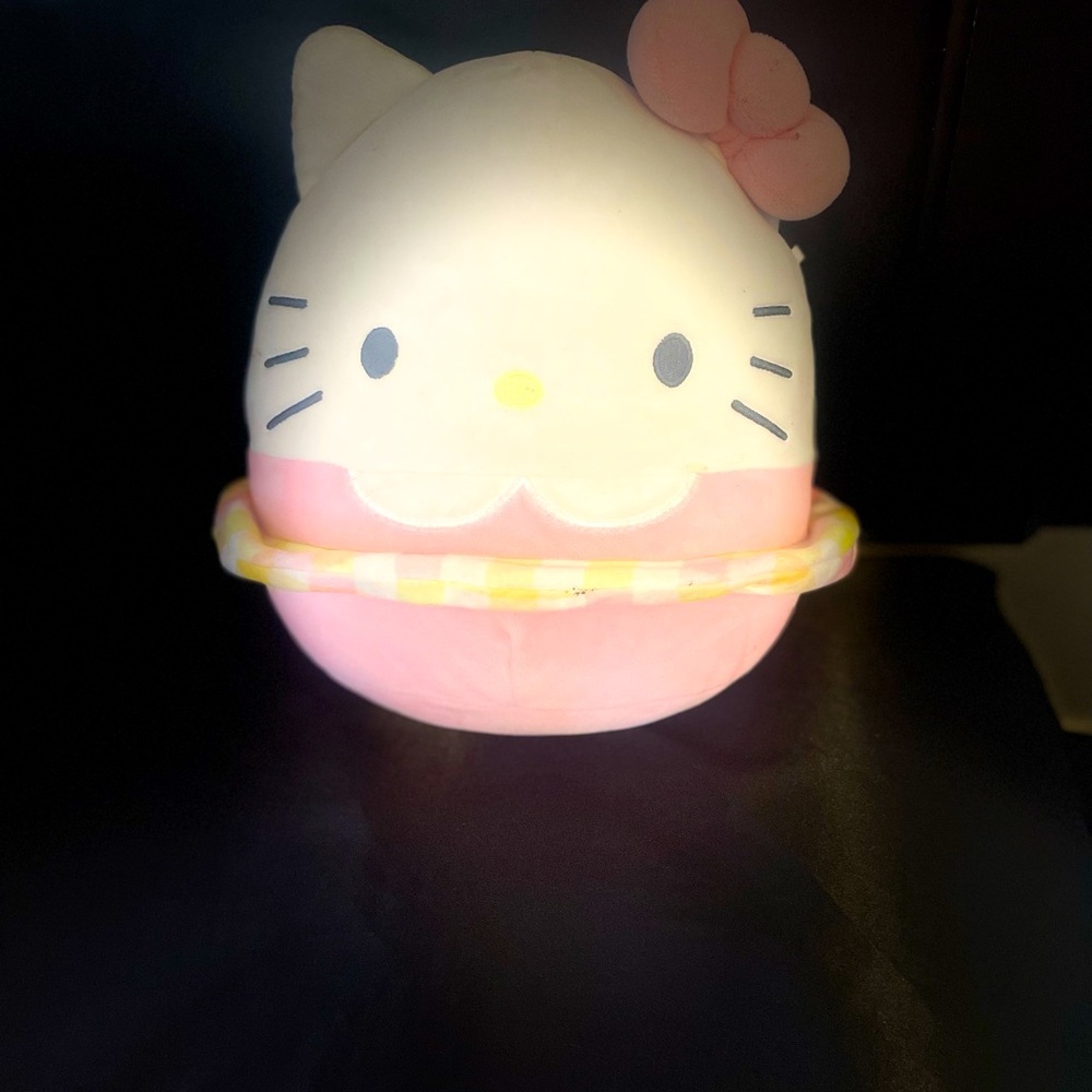 Hello Kitty Pink and White Egg Plush